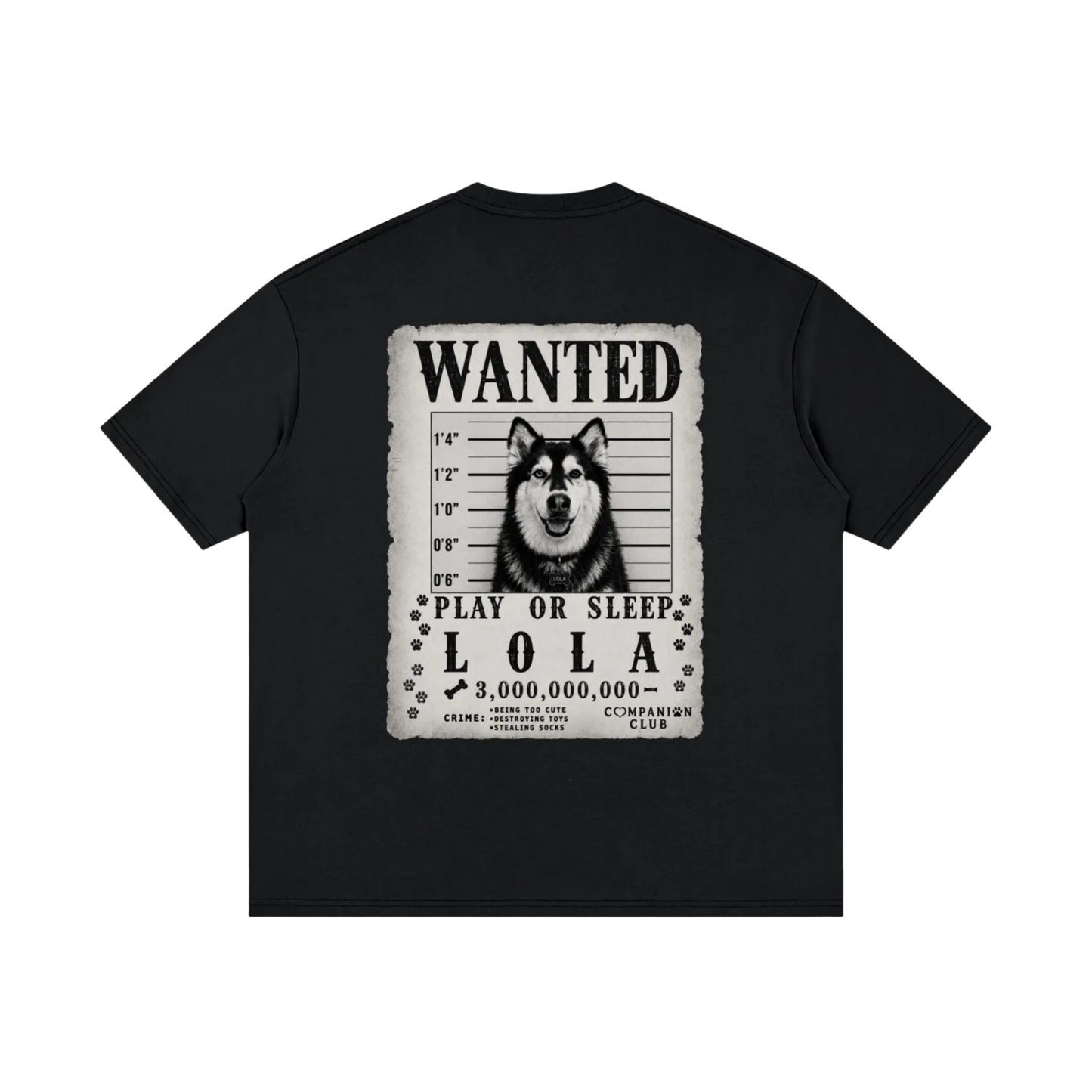 Custom Wanted Tee