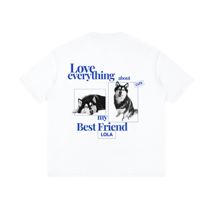 Custom Best Friend Oversized Tee